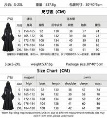 Cosplay Clothing - 251210 Black Bell-sleeve Women's Dress - View 7
