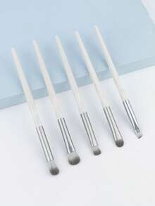 5支装斜角眼影刷、晕染刷、眉刷，多功能眼妆刷具 - 彩色 - 查看 10