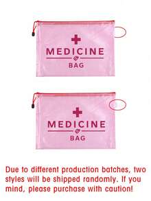 Medical Bag Pattern Mesh Cosmetic Bag, Portable Storage Pouch, Makeup Bag, Skincare Bag, Travel Essentials, Dorm Supplies, Bridal Party Gift, Large Capacity Transparent Nylon Zipper Makeup Bag - Lightweight, Medicine Storage Bag, Bathroom Storage Bag, Jewelry Storage Bag, Lip Gloss And Cosmetics Storage Bag, Perfect Gift And Souvenir For Birthday, Holiday, Party, Wedding (Bridesmaid), Valentine's Day And Ramadan - Multicolor - View 5