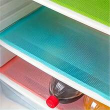 4pcs/8pcs Washable, Waterproof, Oil-Resistant Refrigerator Mats, Suitable For Fridge Shelves, Freezer, Cabinet Drawers, Home Kitchen Organization - Multicolor - View 8