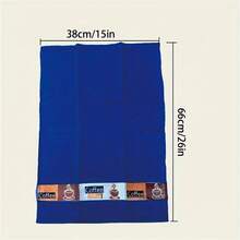 2/6pcs Large Size Kitchen Dishcloth, Super Soft Cotton Absorbent Cleaning Cloth, Bright Color Tea Towel, For Washing And Drying Dishes And Household Use - 38*66cm - View 3