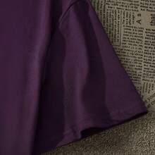 Camisa Camiseta Algodão Premiun Rock Roll Lingua Exclusiva 2026 - Roxo - Visão 4