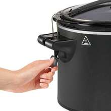 Olla de Cocción Lenta Hamilton Beach Defrost & Go 5.7 Litros 33962 - Negro - Ver 4