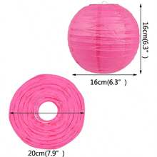 21pcs White Paper Lantern Set For Weddings, Engagements, Birthdays & Graduations - Elegant Striped Design, No Electricity Needed, Battery-Free ﻿ - White - View 11