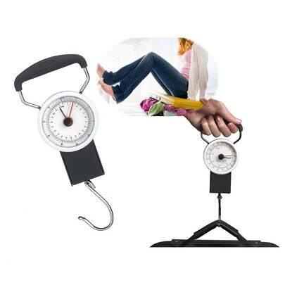 OISE ART STORE Bilancia Portatile Pesa Valige Zaini E Bagagli Con Metro Per Pesca Con Gancio -