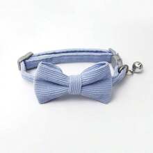 1pc Adjustable Cat Collar With Detachable Bow Tie, Suitable For Medium And Small Cats And Dogs - Multicolor - View 8