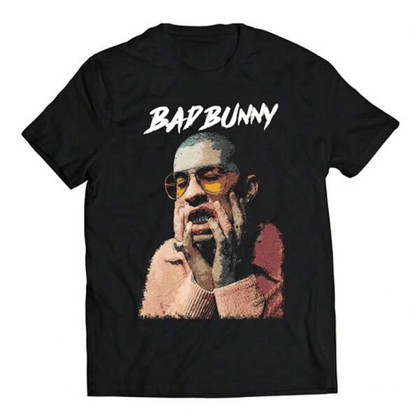 2026 New Bad Benito Bowl  Graphic T Shirts - Men's Women's Pattern Printed Round Neck Short Sleeve Casual T-Shirt, 100 Percent Cotton, Summer Tops, , Sommer Outfit Herren, Polera  Comfortable Versatile Urban Streetwear Hip-Hop Music Tee With Benito Bowl Print, Halftime Show Merch, Bowl Game Fan Apparel, Round Neck Casual Shirt For Rap Fans & Bowl Events (Machine Washable), Casual Streetwear Shirt For Year-Round Wear & Events, , Benito Bowl Outfit, Gift For Benito Bowl Fens