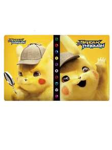 Álbum de colección de cartas Pokémon, caja de almacenamiento de tarjetas de 4 bolsillos, álbum de fotos, puede contener 120 tarjetas variadas - Multicolor - Ver 18