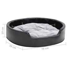 vidaXL Canapé pour animal de compagnie - Noir - Voir 8