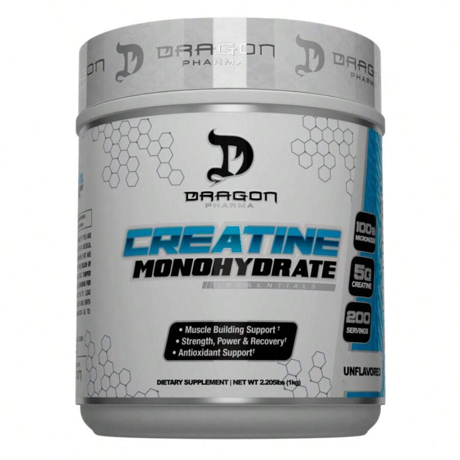 GAT CREATINA SIN SABOR DRAGON PHARMA 200 SERV 1KG - 1Kg - Ver 1