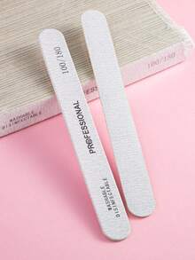 10/5PCS Nail File And Buffer Set - Professional Manicure Tools Kit With 100/180 Grit, Portable Nail Care Kit For Home/Salon,Strip Shape - Multicolor - View 7