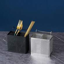 1Pc Stainless Steel Utensil Holder Dish Rack Chopstick Basket Silverware Drying Holder For Dishwasher Utensil Drying Rack - 2 - View 3