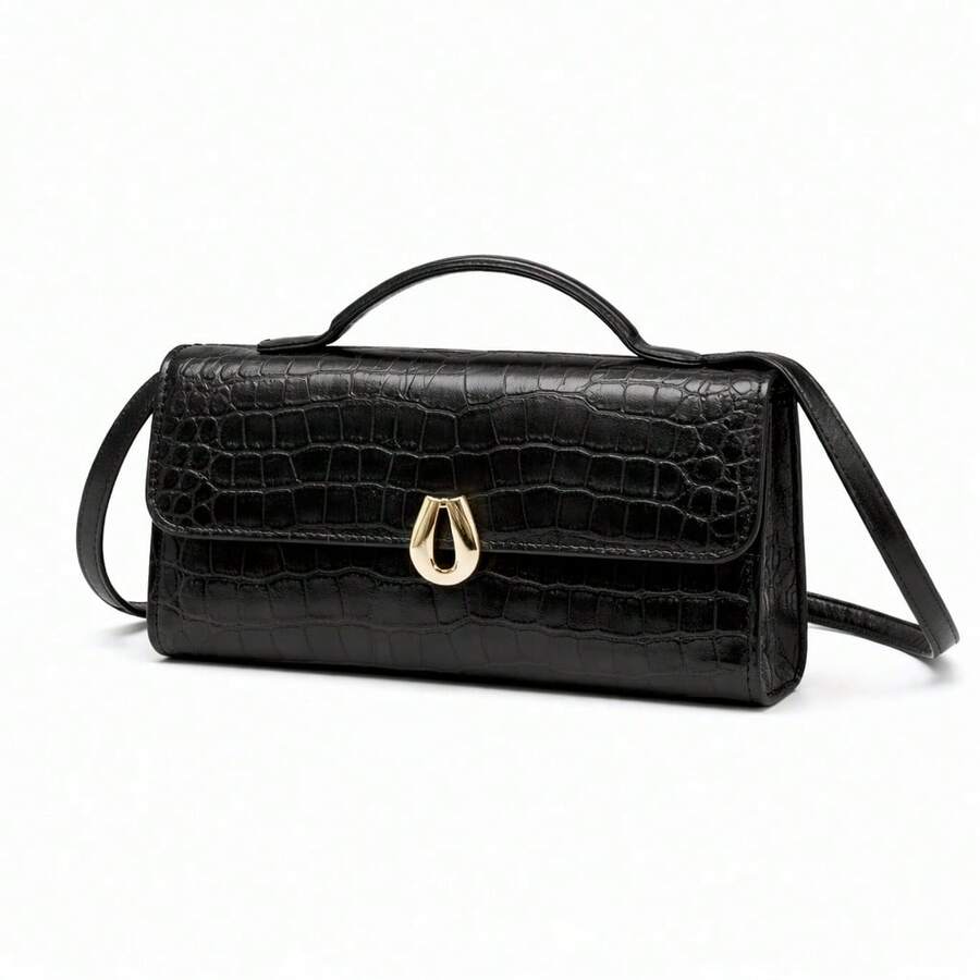 Women's Clutch Handbag And Crossbody Bag Venice New Release - màu đen - Xem 1