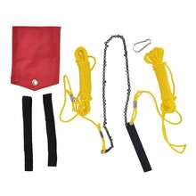 Pocket Chainsaw 24 Inches 34 Sections 11 Knives Portable Folding Chainsaw for Wood Cutting Camping Hunting Garden Work - Motosierra de bolsillo - Ver 6