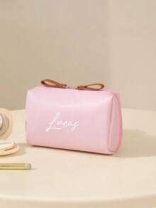 1 chiếc túi đựng mỹ phẩm quà tặng phù dâu cá nhân hóa, túi đựng mỹ phẩm cưới thêu, túi đựng đồ dùng vệ sinh cá nhân cho tiệc cưới và du lịch, quà Giáng sinh tùy chỉnh cho nữ, ý tưởng quà tặng cô dâu Lễ Tạ ơn, quà sinh nhật, quà tặng thiết thực cho phù dâu. - Nhiều màu - Xem 5