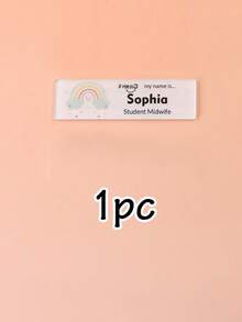 LICVIC 定制姓名胸牌，个性化文字胸牌，适合护士和医疗保健专业人员，贴心的毕业或工作礼物，可定制日常佩戴姓名牌，可定制带夹子，用于办公室、诊所和服务机构的身份识别徽章 - 風格A - 查看 12
