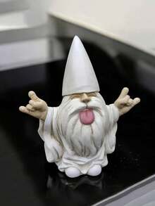 闪亮摇滚小矮人“乔治”和平与爱——为您的魔法花园带来温馨 - 均碼 - 查看 5