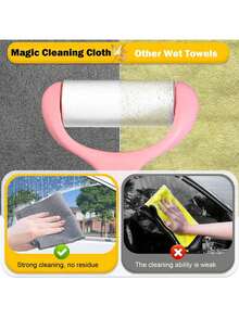 10-Piece Set Of Multi-Functional Cleaning Cloths, Highly Absorbent, Lint-Free, Non-Greasy, Quick-Drying, Reusable, Washable, And Durable. Suitable For Cleaning And Wiping Dishes, Tableware, Countertops, Glass, Bathrooms, Cars, And General Household Cleaning. - A - 查看 7