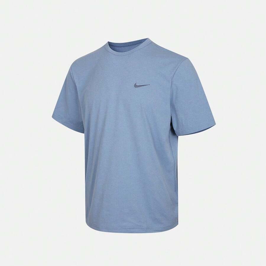 Nike 男士 AS M NK DF HYVERSE GFX SS TOP 短袖T恤，针织无领短袖 TIF2198-486 - 藍色 - 查看 1