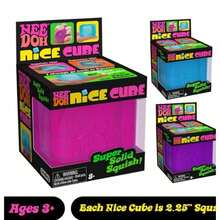 Multi-Function Soft Pressure Sensory Cube Toy, Handheld Fidget Device For Anxiety Relief & Focus Improvement, Ideal For Classroom, Travel & Office, Interactive Family Puzzle Gift For All Ages - Màu tím - Xem 2