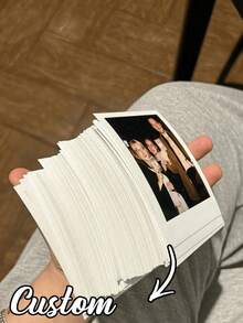 3/5pcs Customized Photo Prints, Personalized Couple Photos, DIY Birthday Anniversary Gift, Valentine's Day Gift, Personalized Gift, Special Occasion Gift, Fashionable Souvenir, Elegant Stationery, High-Quality Printing, Durable Material, Mini Photo Prints, Commemorative Card - Multicolor - View 1