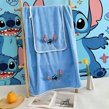 1pc/2pcs Set Stitch Towel Set, Stitch Bath Towel Set, Angel Bath Towel Set, Cute Stitch Bath Towel Set, Embroidered Stitch Towel, Super Soft Bath Towel Set, Gentle Skin-Friendly Bath Towel, Super Absorbent Quick-Dry Bath Towel - Multicolor - View 16