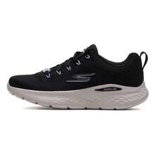 Skechers 女士 Go Run Lite 舒适轻便日常跑步鞋 129429-BKLV - 黑色/薰衣草色 - 查看 1