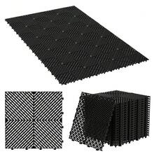 20 Pcs 15.7" X 15.7" Interlocking Drainage Floor Tile, Garage Floor Tiles PP Splicing Drainage Mat For Deck, Pool, Patio, Shower, Kitchen, Balcony - A - View 1