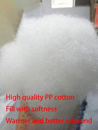 50-800g Polyester Fiber Filling, Silk Cotton PP Cotton, Filling Cotton, Compressed Vacuum Packaging, High Elasticity, Suitable For Sofa Cushions, Soft Pads, Toys, Pillows, Plush Or Animal Toys, Pillow Cores, Seat Fillings, Decorations, Gifts, Home Decor, High Elasticity