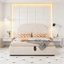 Beige + Upholstered + 140cm*200cm