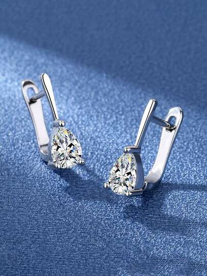 1 Pair Fashionable Elegant Teardrop Earrings, Gift For Women