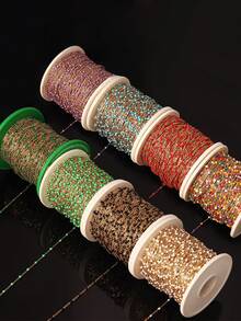 Dây chuyền hạt thép không gỉ 100cm, dây chuyền hạt nhựa nhiều màu sắc phong cách Bohemian, dây chuyền tráng men để làm trang sức DIY và phụ kiện vòng cổ. - Chuỗi tự làm - Xem 10