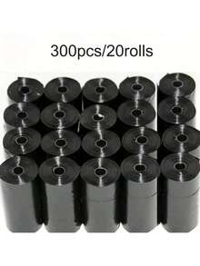 300/150 Dog Poo Bags, Portable Pet Drain Bags, Durable Leak-Proof Pet Garbage Bags, Pet Cleaning Supplies - Black - View 9