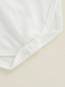 2Pcs Mamas Boy Baby Clothes Summer Outfits Short Sleeve Bowtie Romper And Suspender Shorts Set Mother's Day Valentines Gentleman Outfit - Blue - View 7