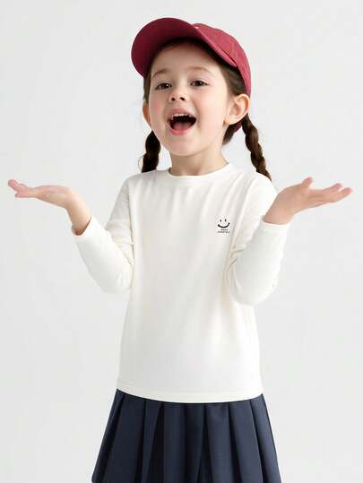 Balabala Soft Cotton Long Sleeve T-Shirt, Suitable For Girls, Boys & Unisex, Essential For Spring & Autumn