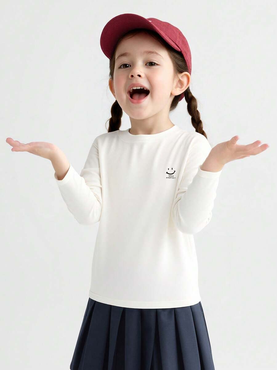 Balabala Soft Long Sleeve T-Shirt, Suitable For Girls, Boys & Unisex, Essential For Spring & Autumn