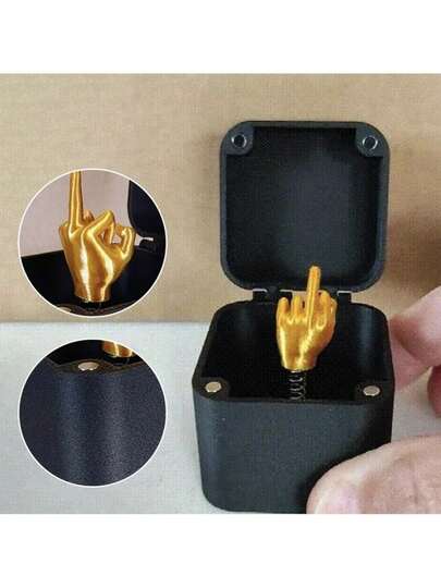 1pc Surprise Gift Box Novelty Gag Gift Box Funny Prank Box Personalized Box Adult Gag Pop-Up Gift Box Amusing Prank Gift Box Office Desk Decor Christmas