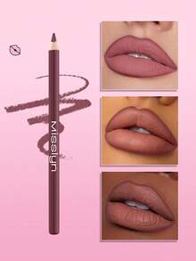 MISSLYN 丝滑唇线笔，顺滑易涂，持久显色，精准勾勒唇形，防晕染，一笔成型，丝滑柔润，打造立体唇妆，木质笔身设计，经典铅笔造型，中等硬度笔芯，适合初学者使用。 - #138 - 查看 6