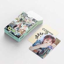 60+32PCS Korean Boy Group Photo Cards Stickers Set - JUHOON JAMES Collectible LOMO Cards, Making It The Perfect Valentine's Day Gift, New Year's Gift, Or A Special Gift For Boys And Girls' Fans. - Multicolor - View 5