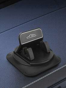 1Pc Dashboard Phone Mount 360° Rotating, Nano Gel Sticky Base Auto-Lock Clamp, Dual Soft Rubber Anti-Slip Pads For All Phones - Phone Stand - View 12