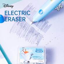 Disney 迪士尼5件套文具套装，包含自动铅笔、卷笔刀、橡皮擦，学生学习用品，便携式返校礼物 - B - 查看 5