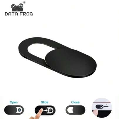 DATA FROG Privacy Webcam Cover - Magnetic Slider Sticker For Laptop/IPad/IP/PC Accessories