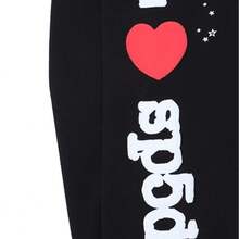 Sp5der I Heart SP5 Souvenir Hoodie Black And Matching Sweatpants Set | Premium Heavyweight Layering Outerwear |Unisex For Both Men And Women | Perfect Streetwear Set | Loungewear And Daily Casual Wear Set - Quần đen - Xem 7