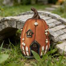 1.0cm Thick Mini Fairy Door Decor, Garden Micro Landscape Decoration, Fairy Door Shaped Tabletop & Potted Plant Scene Accessory, Farmhouse Style Decor, Outdoor & Garden Decoration, Gardening Ornament (Double-Layer Craft) - JLM043 - View 4