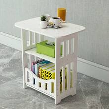 1pc Mini Square Side Table, Creative Minimalist Design, Suitable For Living Room, Bedroom, Bedside, Small Apartment, Nordic Style - Multicolor - View 4