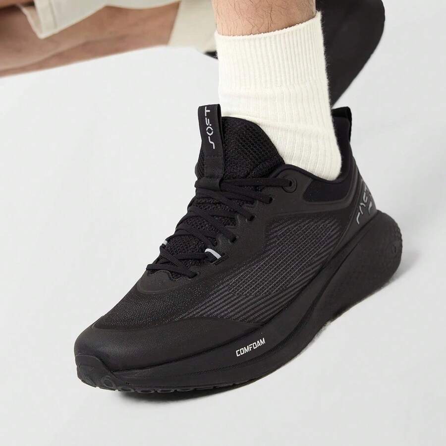 Li-Ning SOFT GO 3 Men's Casual Sports Shoes, Reflective Soft Comfortable Walking Shoes AGLW001