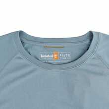 Timberland Men's AF Instant Coolness Short Sleeve T-Shirt, Knit Crew Neck - Blue - View 3