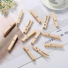 30 Piece Wooden Clothespins Set 2 9 Inch Laundry Clips For Clothesline Rust Resistant Drying Clips For Home Decor - Wooden - View 9