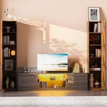 CY 32*30*182CM Estante Organizador Alacenas Para Cocina Mueble Organizador Alacenas Para Despensa Espacio de Almacenamiento Cinco Niveles Con Puerta de Vidrio El Tamaño es 32*30*182CM - Negro opaco - Ver 7