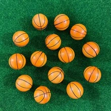 5个/10个/20个迷你篮球比赛纪念品PU球复活节派对礼物游戏奖品家居装饰生日礼物 - 彩色 - 查看 3